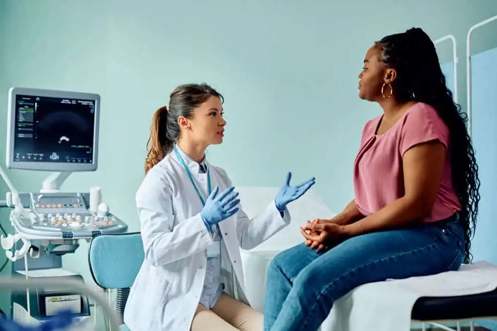 Rejuvenating Intimacy: Exploring Surgical Solutions for Vaginal Laxity 1 Woman have consultation about vaginal laxity Leighton Buzzard